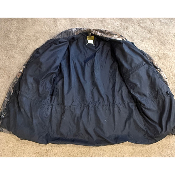 Bear Creek Outfitters Parka Mens Camo Mossy Oak Mens Double Lined Arms Medium - Picture 3 of 11